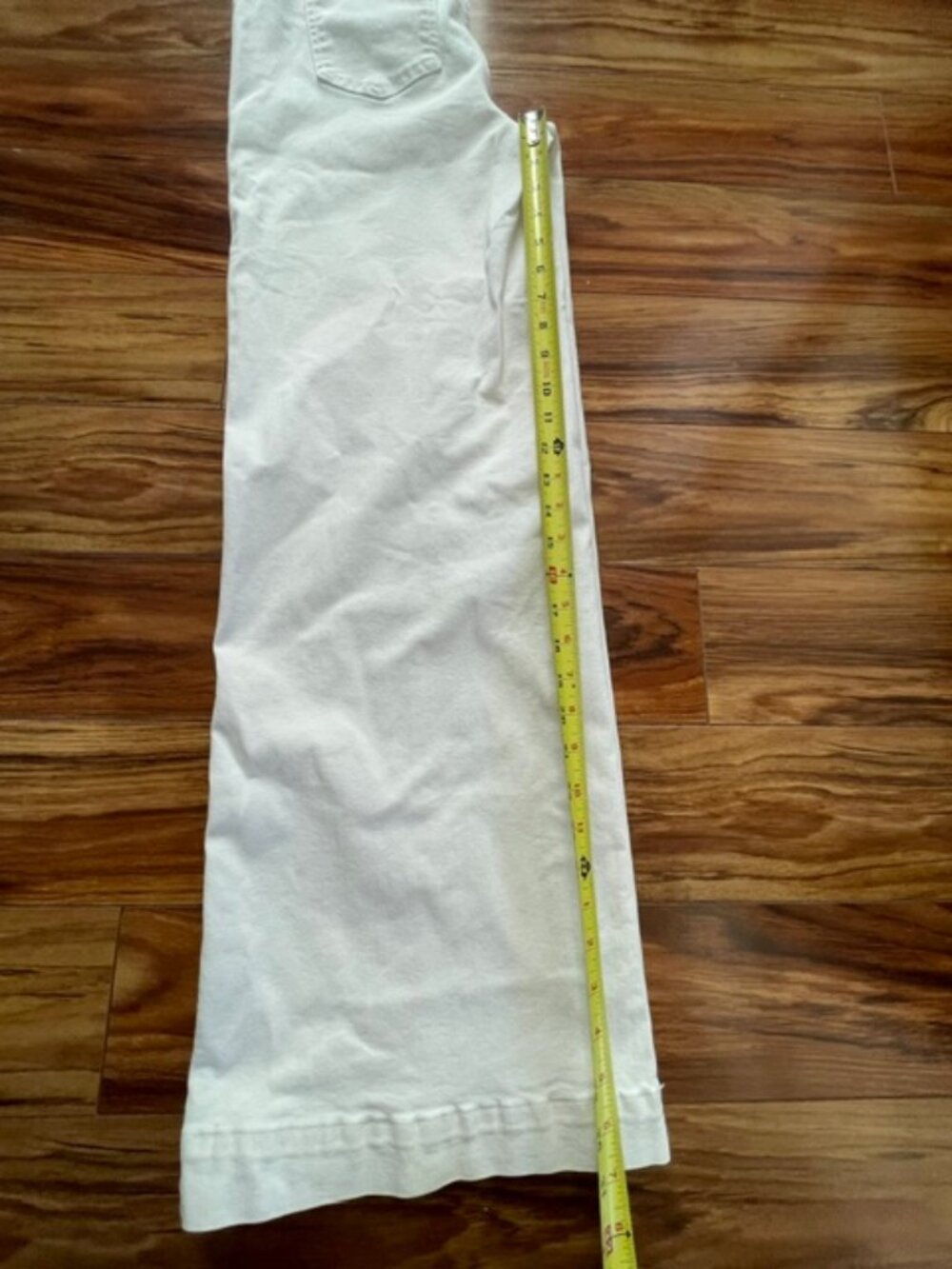 Spanx Women’s Wide-Leg Pullover Jeans, White, Size M - Picture 8 of 8